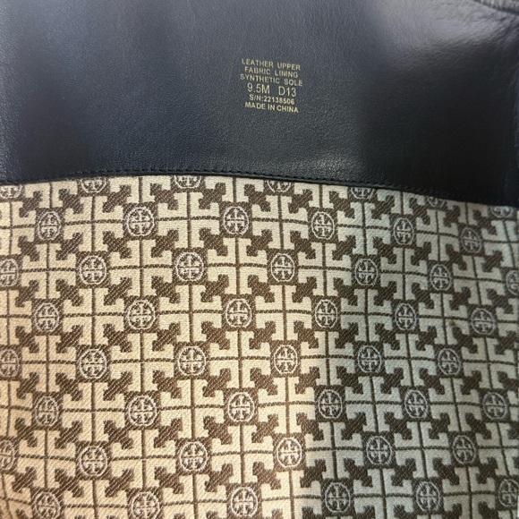 Tory Burch Black and Gold Ridding Boots - Picture 9 of 9